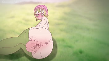 Mitsuri entices with her thick twat ! pornography demon slayer Manga pornography ( toon 2d ) anime