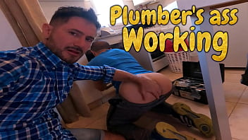 First-timer Man Opened up Plumber's and Lay Down his Spunk-pump - With Alex Barcelona