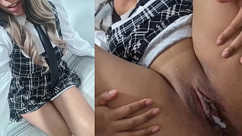 Real homemade video. Virgin school gal from a intimate institute lets me jizz inside her pussy and record her while poking