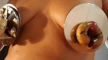 Nippleringlover super-hot huge nipple shields humungous nipple rings extreme opened up nipple piercings pierced coochie super-hot culo