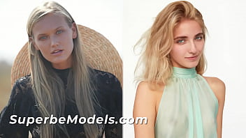 SUPERBE MODELS - (Dasha Elin, Bella Luz) - Ash-blonde COMPILATION! Mind-blowing Models De-robe Slowly And Showcase Their Perfect Figures Only For You